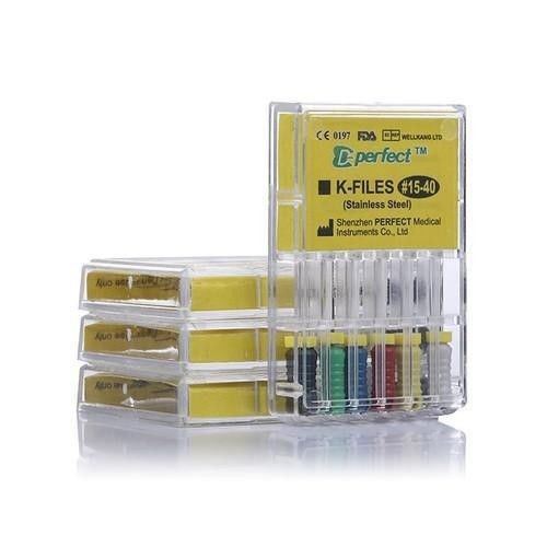 Dental Perfect NITI K Files Assorted Size Hand / Engine Use CE ISO FDA